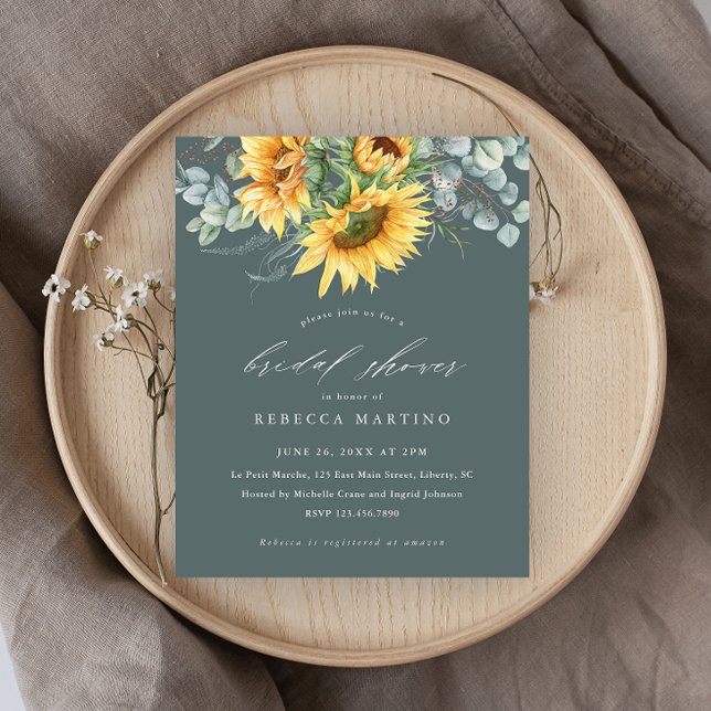 Haushalt Rustikales Sonnenblumen-Brautparty (Von Creator hochgeladen)