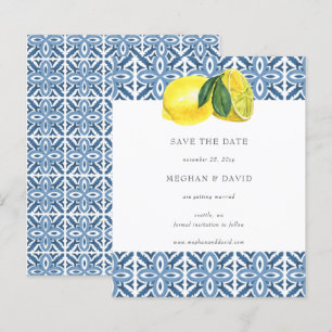 Haushalt Sizilien Mittelmeer Lemon Save the Date
