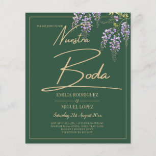 HAUSHALT Spanisches All-in1 WISTERIA Gold Green BO Flyer