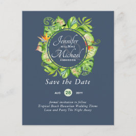HAUSHALT Tropischer Leaf Hawaiian Luau Hochzeit