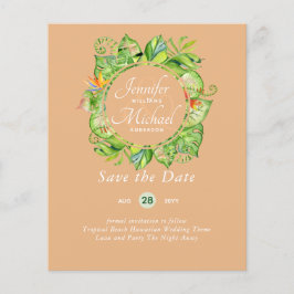 HAUSHALT Tropischer Leaf Hawaiian Luau Hochzeit