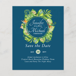 HAUSHALT Tropischer Leaf Hawaiian Luau Hochzeit