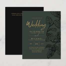 HAUSHALT Vintager Garten Leaf Classic Wedding Einl