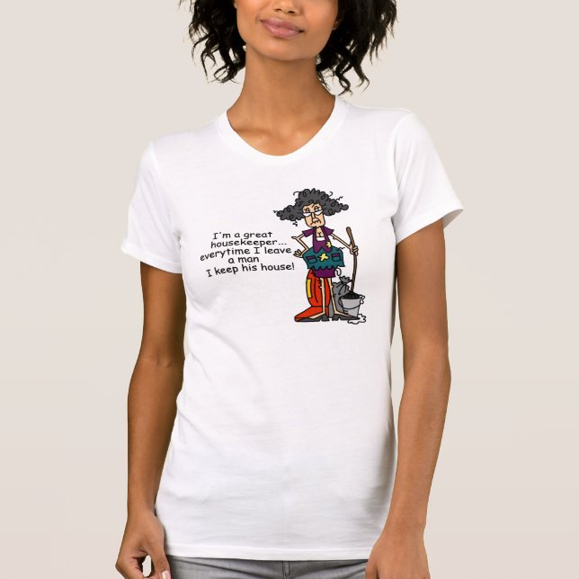 Haushälterin-Spaß T-Shirt (Vorderseite)
