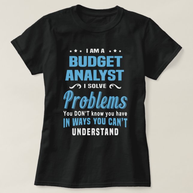 Haushaltsanalyse T-Shirt (Design vorne)