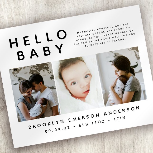 HAUSHALTSANKÜNDIGUNG Schwarz-weißes Foto (Von Creator hochgeladen)