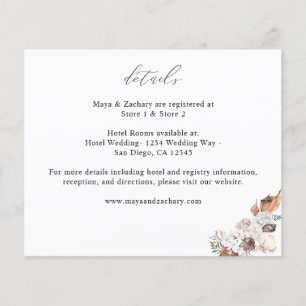 Haushaltsaugen und weiße Blumendetails Flyer