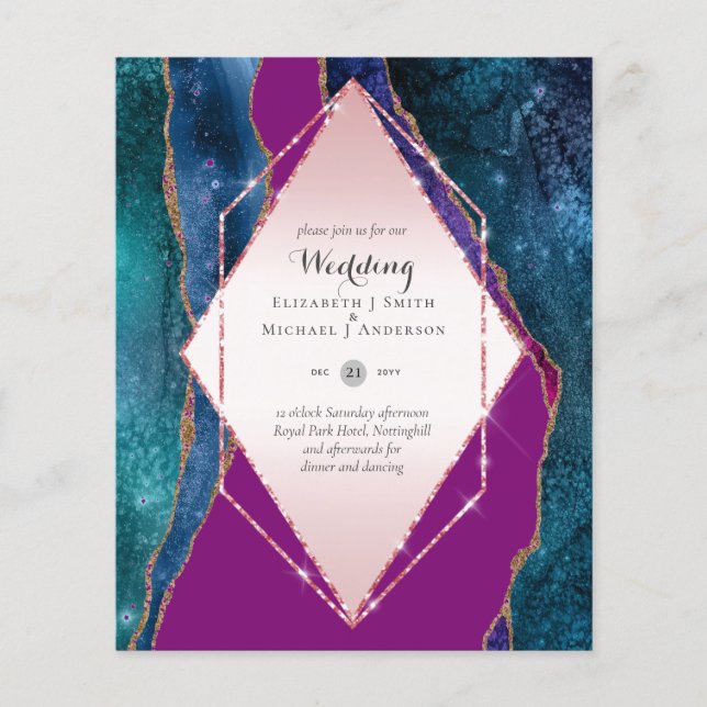 HAUSHALTSBEWERTUNGEN - AGATE GLITZERN FLYER (Vorne)