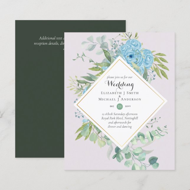 HAUSHALTSBLUMENBLUTTOAUFLAGEN Eukalyptus (Vorne/Hinten)