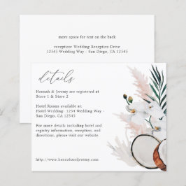 Haushaltscoconut Korallenweiße Blumendetails