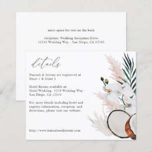 Haushaltscoconut Korallenweiße Blumendetails