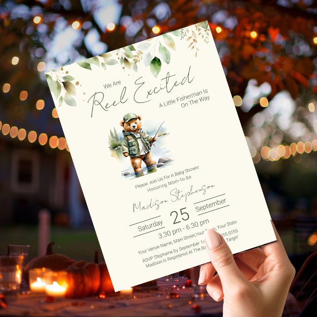 Haushaltsfischerei Rollen begeistert Baby-Dusche (Von Creator hochgeladen)