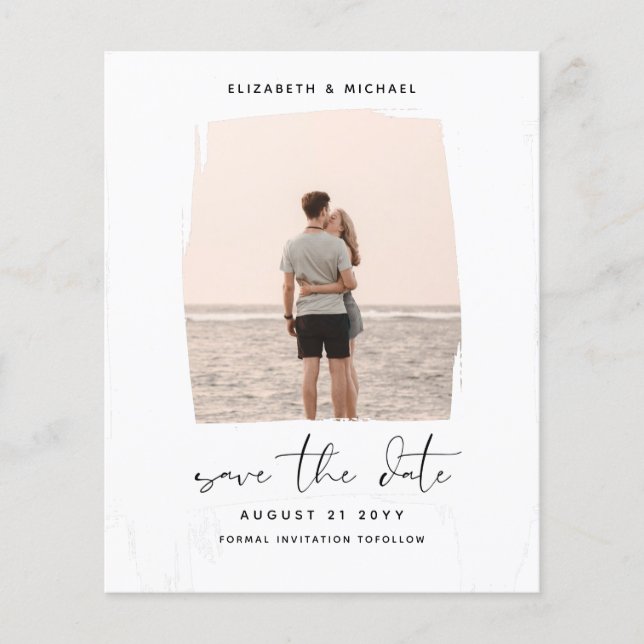 HAUSHALTSFoto Retten Datum Minimalistisch Einfach  Flyer (Vorne)