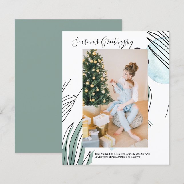 HAUSHALTSFREIES Foto Typografie Personalisiert (Vorne/Hinten)