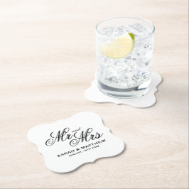 Haushaltsfreundliches Design Gewohnheit Mr. und Mr Untersetzer