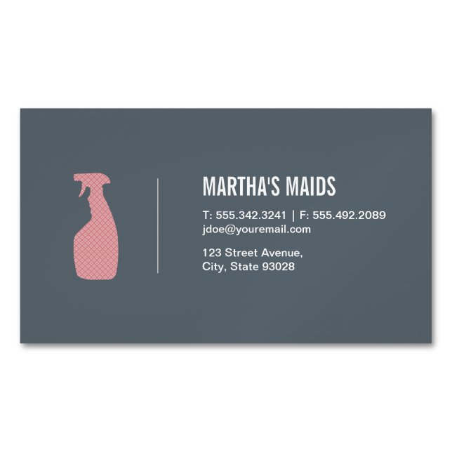 Haushaltshilfe Magnetische Visitenkarte (Vorderseite)