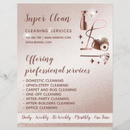 Haushaltshilfe ReinigungsHouse Sparkling Rose Gold Flyer