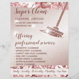 Haushaltshilfe ReinigungsHouse Sparkling Rose Gold Flyer