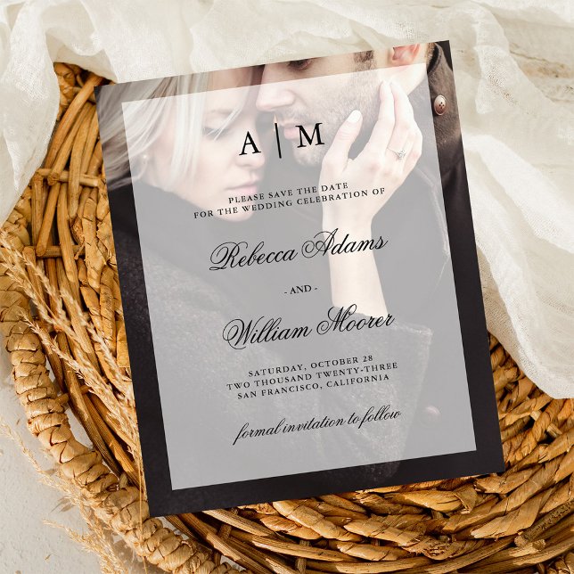 Haushaltshochzeit Sichern des Datums | Foto mit Ov Flyer (Von Creator hochgeladen)