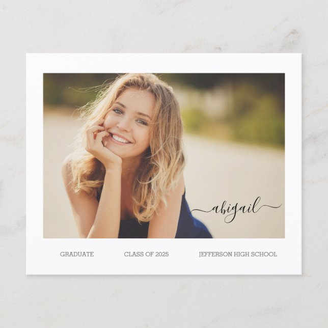 HAUSHALTSKARTE Foto Grad (Vorderseite)