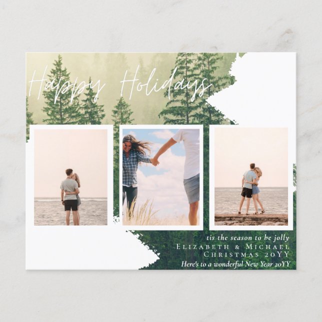 HAUSHALTSKARTEN FOTO CHRISTMAS - Foto Collage Urba Flyer (Vorne)