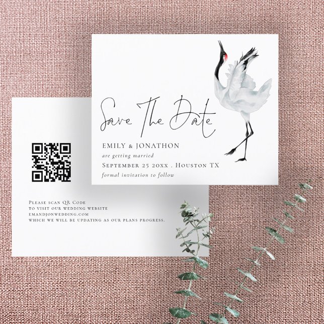 Haushaltskrane Script QR Code Save the Date (Von Creator hochgeladen)