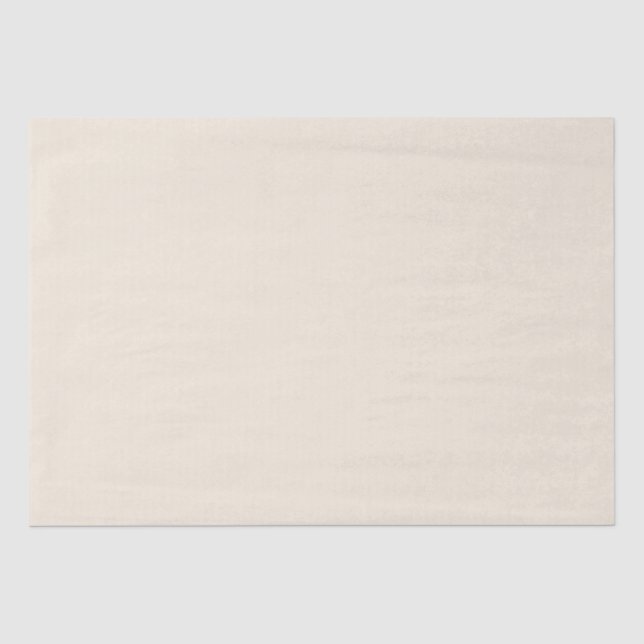 HAUSHALTSLICHTBEIGE Monochrome Hochzeit Seidenpapier (Vorderseite)