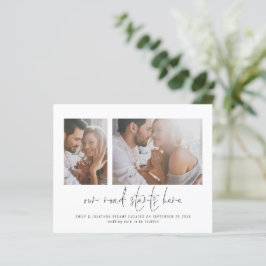 Haushaltslinie 2 Foto: Start hier Verlobung ankünd