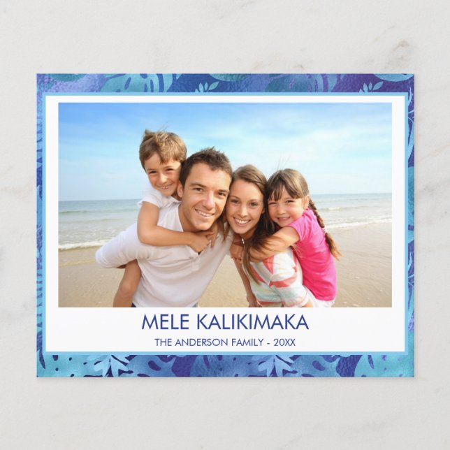 HAUSHALTSMELE KALIKIMAKA HAWAIIAN TROPISCHES FOTO FLYER (Vorne)