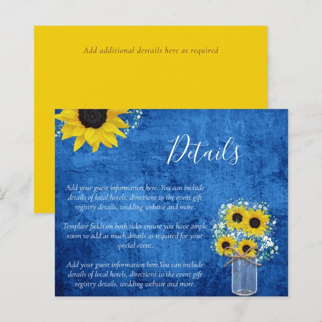 HAUSHALTSMITTEL - Angaben zur Hochzeitsstimmung be (Vorne/Hinten)