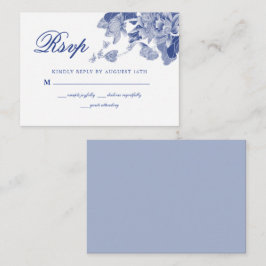 HAUSHALTSMITTEL Classic Blauer Blumenzwiebeln RSVP Mitteilungskarte