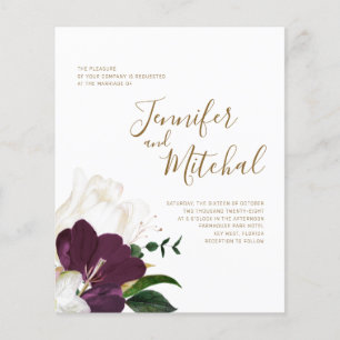 HAUSHALTSMITTEL Einladung zur Hochzeit von White &