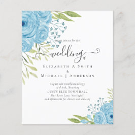 HAUSHALTSMITTEL Limone Blüten Hochzeit Flyer