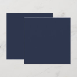 HAUSHALTSNavy Blue Monochrome WEDING Dankeskarte