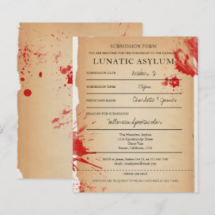 HAUSHALTSNeuheit Halloween-Party Lunatisches Asyl