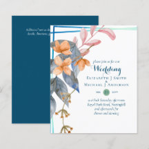 HAUSHALTSPARTENBlätter Hochzeit im Herbst lädt Aqu