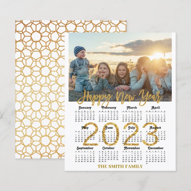 HAUSHALTSPLAN 2023 Kalender Modern Family Foto Car (Vorne/Hinten)