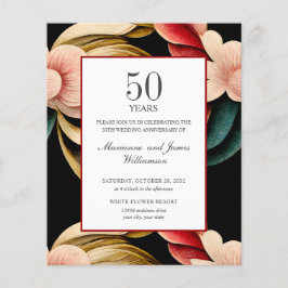Haushaltsplan 50 Jahre VINTAGE BLUME FOTO