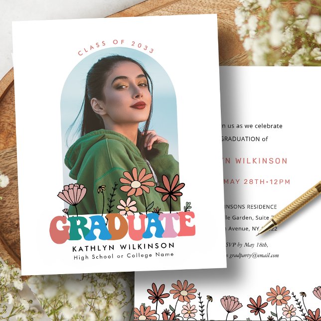 HAUSHALTSPLAN Wildblume Foto GRAD Einladung (Von Creator hochgeladen)