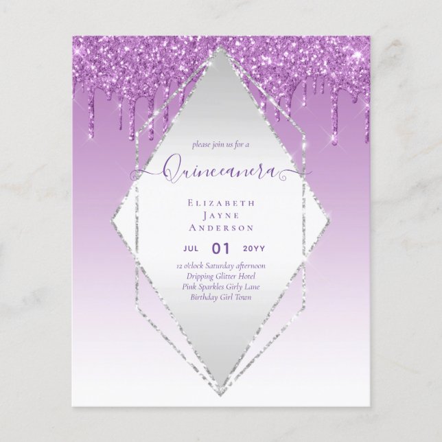 HAUSHALTSPOLITIK Dripping Glitzer Glamour 15. Flyer (Vorne)