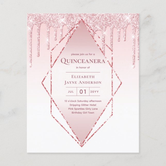HAUSHALTSPOLITIK Dripping Glitzer Glamour 15. Flyer (Vorne)