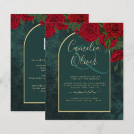HAUSHALTSPOLITIKGrüne Rote Rosen Winter HochzeitsE