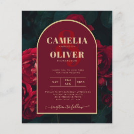HAUSHALTSPOLITISCHE Rote Rosen ForestGreen Winter  Flyer