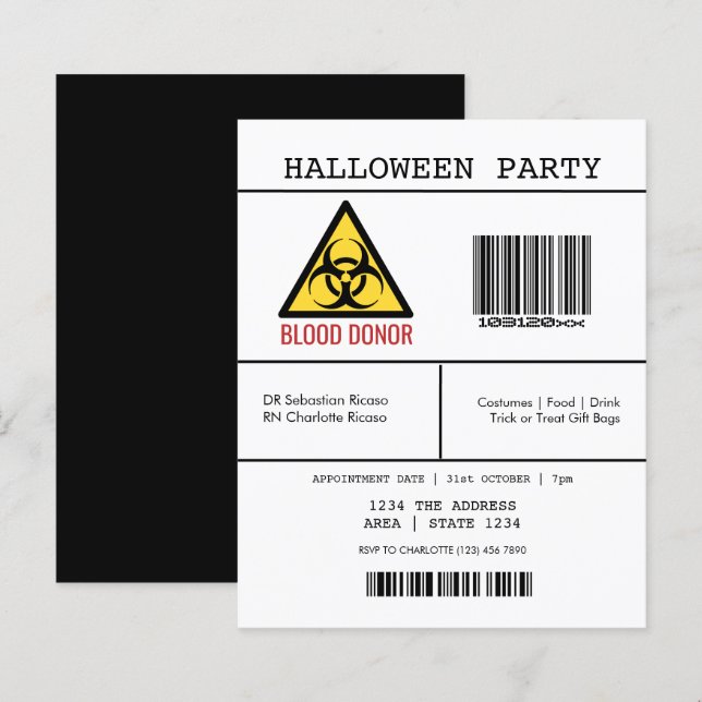 HAUSHALTSPOLITISCHES Halloween-Party - Geber gefäh (Vorne/Hinten)