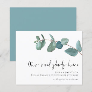 Haushaltsstraße beginnt hier Eukalyptus-Verlobung