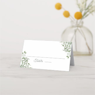Haushaltssukkulente Eukalyptus-Blätter Hochzeiten Platzkarte