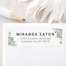 Haushaltssukkulente Eukalyptus-Blätter Rücksendead