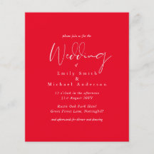 HAUSHALTSVERGNÜGEN Hochzeitfarben BLACK und RED