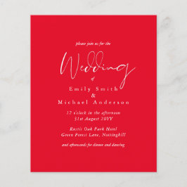 HAUSHALTSVERGNÜGEN Hochzeitfarben BLACK und RED