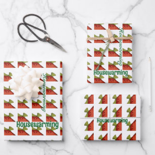 Haushaltswärmung Geschenkpapier Set